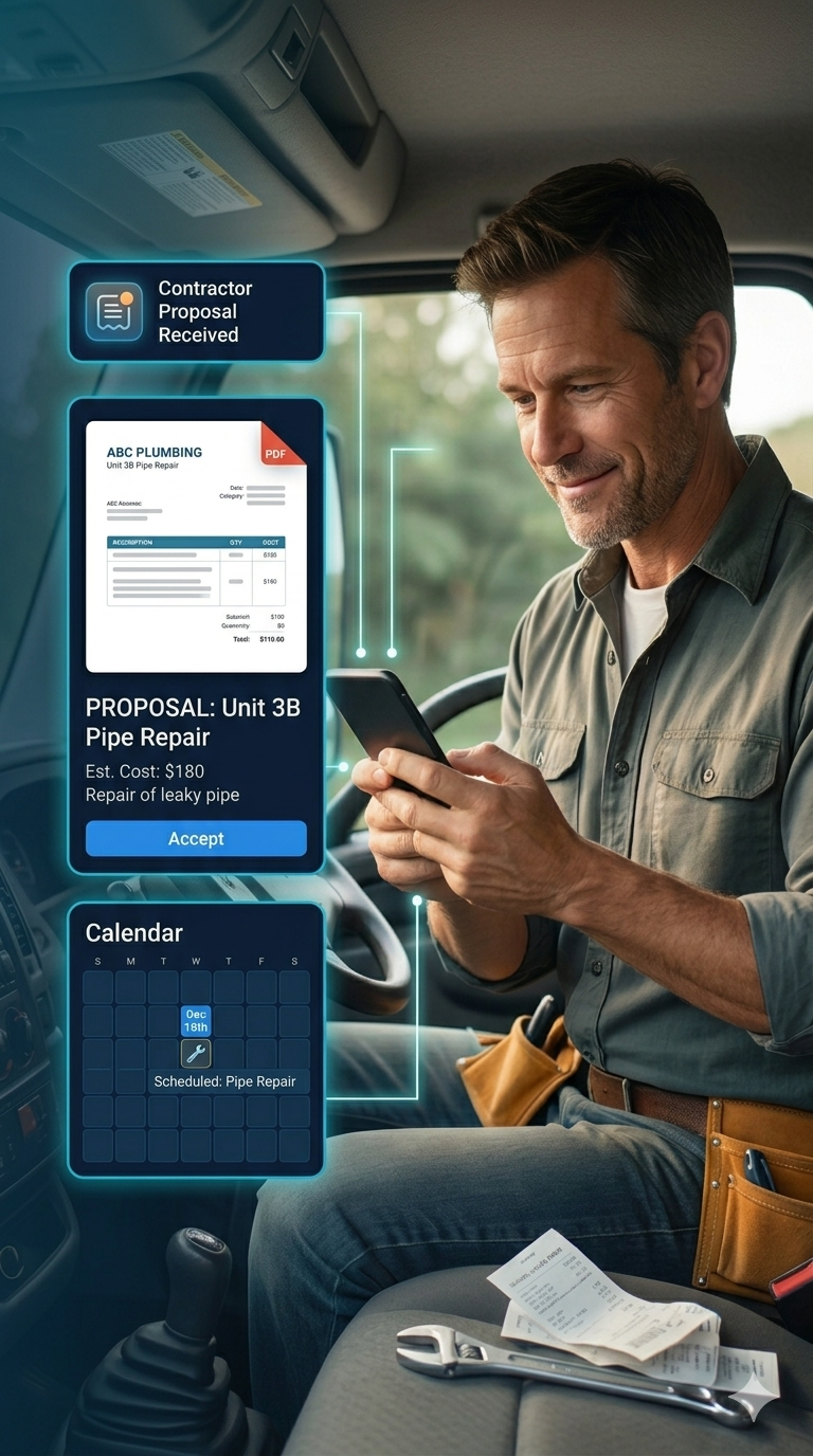 David using Rental Note