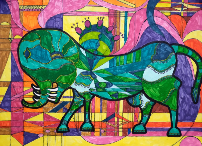 严熠哲《奇思妙想的大象》Whimsical Elephant